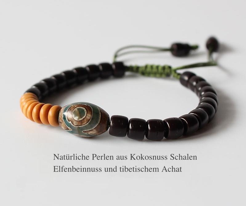 Tibet Achat - Armband - LAMIVA.de - Yoga Schmuck - Spiritualität