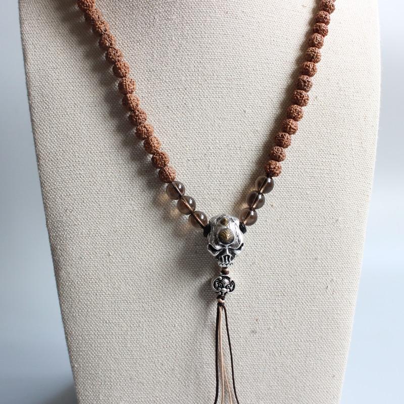 Tibetan Rudraksha 108 Mala - Kette - LAMIVA.de