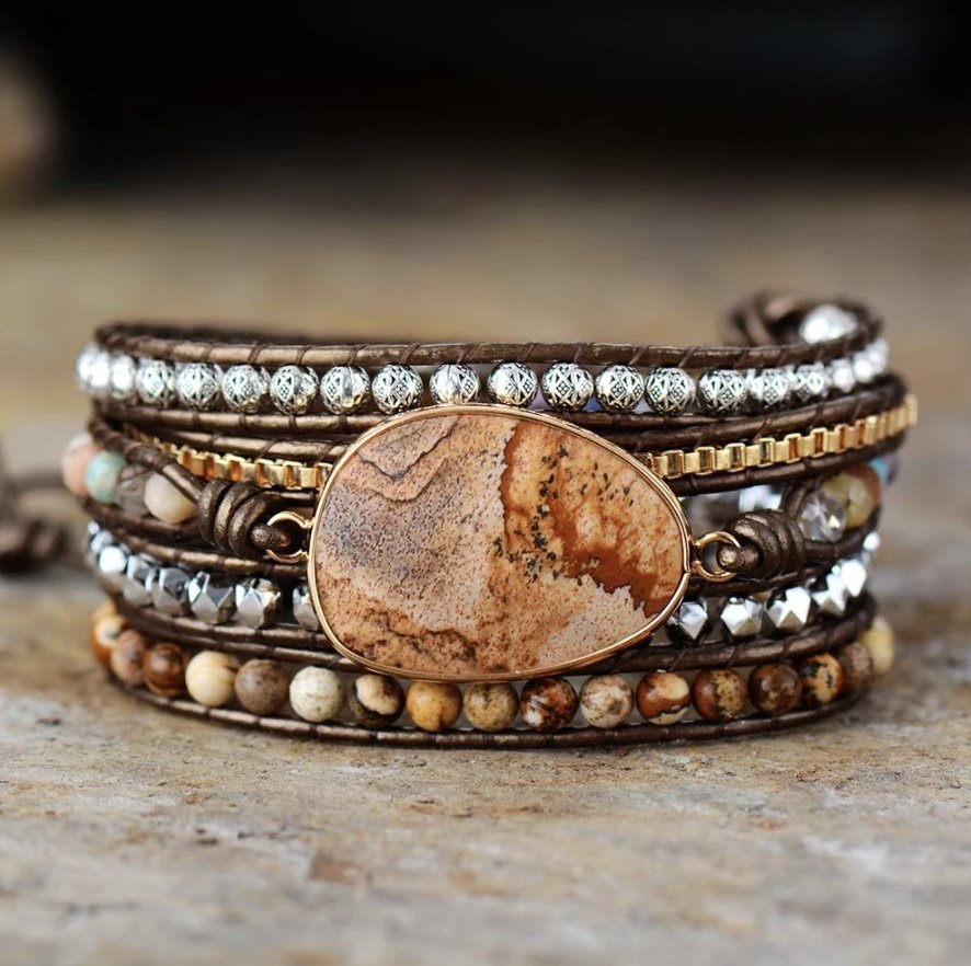 Tiger Eye Boho - Armband - LAMIVA.de