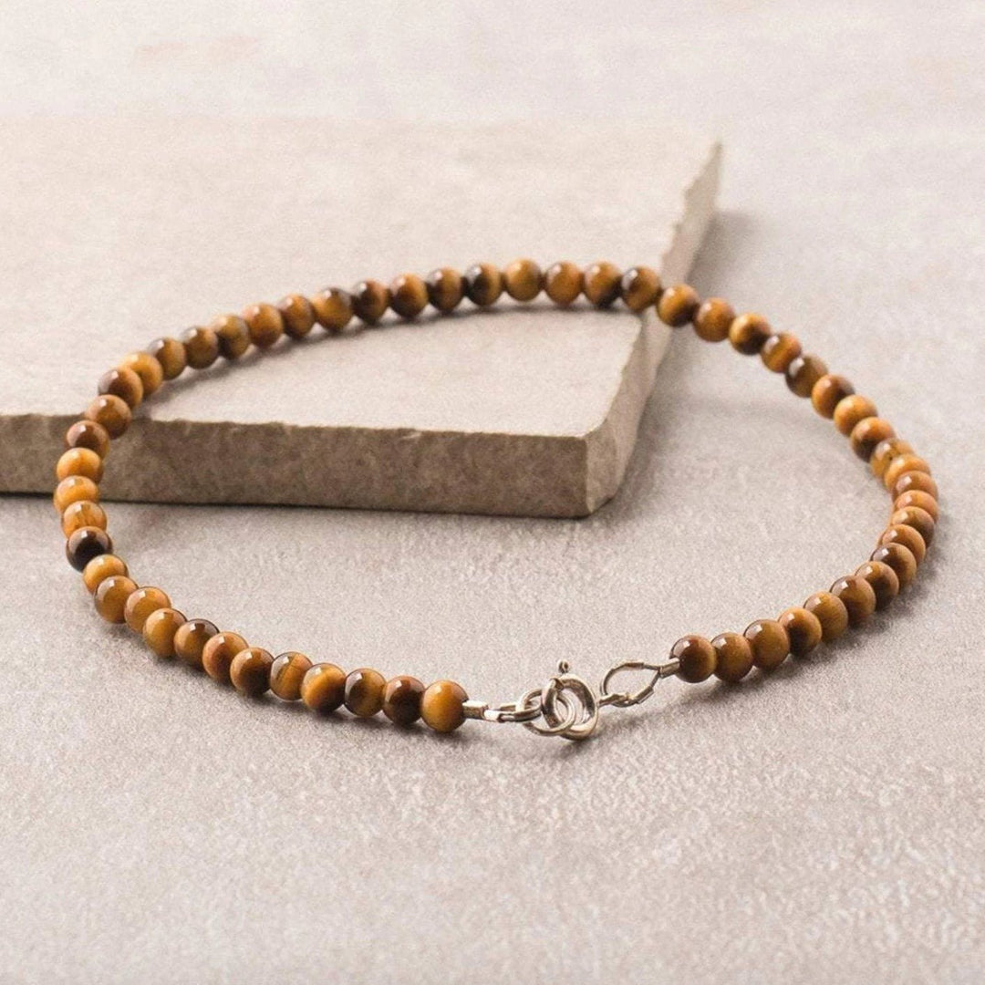 Tiger Eye - Fusskette - LAMIVA.de - Yoga Schmuck - Spiritualität