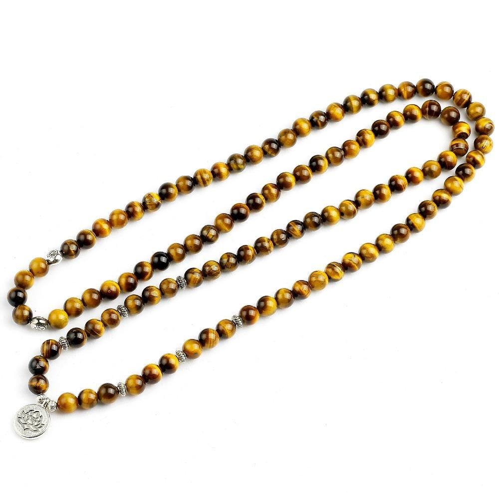 Tiger Eye - Mala Kette - LAMIVA.de - Yoga Schmuck - Spiritualität