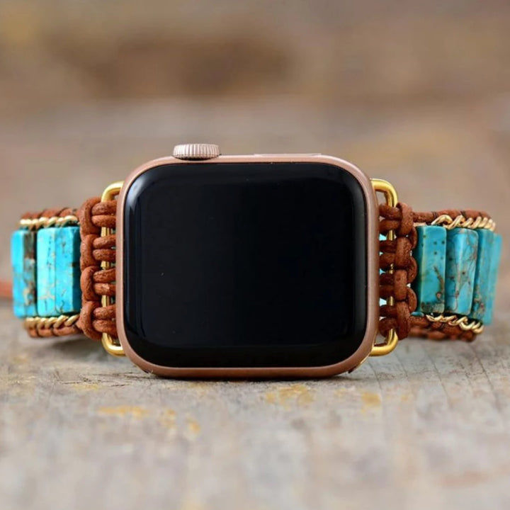 Türkis Dream - Apple Watch Wickelarmband - LAMIVA.de - Yoga Schmuck - Spiritualität