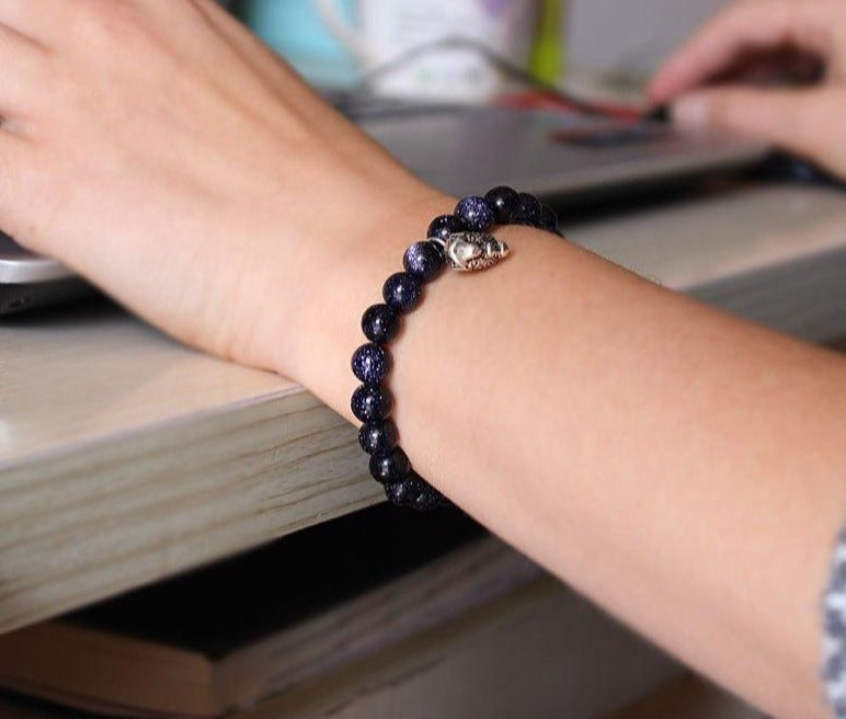 Universe Blaufuß - Armband - LAMIVA.de - Yoga Schmuck - Spiritualität