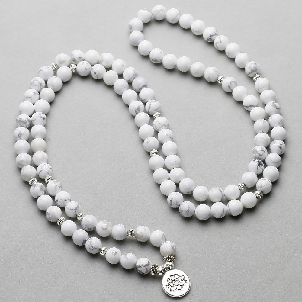 White Howlith - Kette - LAMIVA.de - Yoga Schmuck - Spiritualität